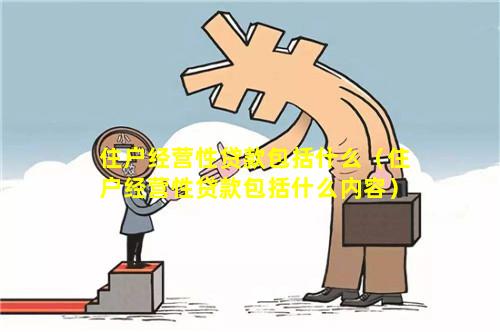 住户经营性贷款包括什么（住户经营性贷款包括什么内容）