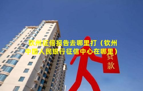 钦州征信报告去哪里打（钦州中国人民银行征信中心在哪里）